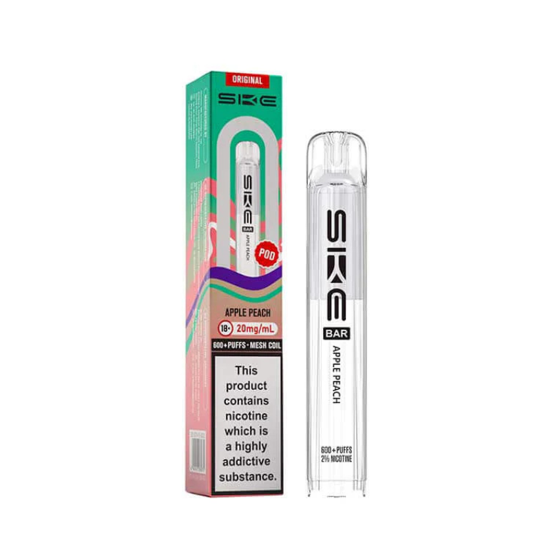 Apple Peach SKE Bar 600 Replacement Prefilled Pod 20mg