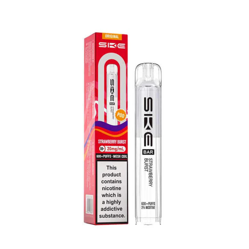 Strawberry Burst SKE Bar 600 Replacement Prefilled Pod 20mg