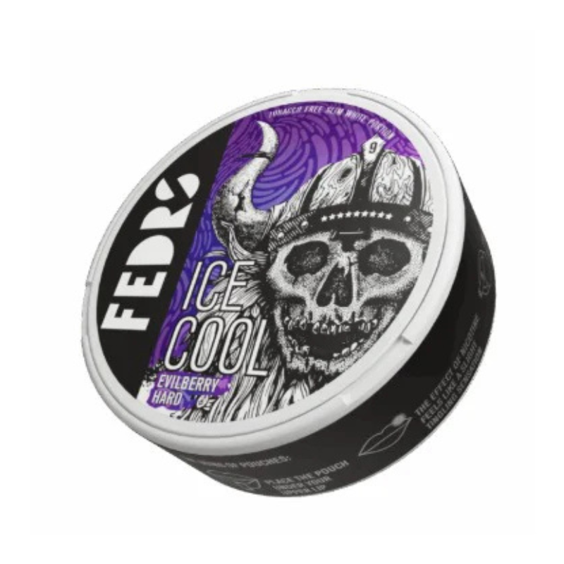 Evil Berry FEDRS Ice Cool Hard Nicotine Pouches 65mg - 20 Pouches