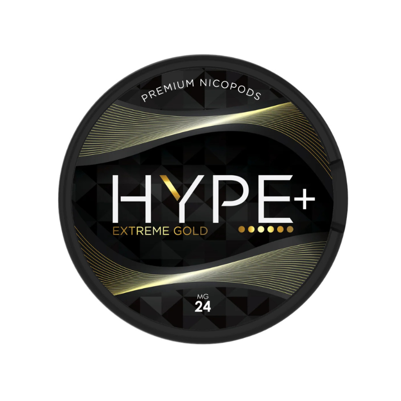 Extreme Gold Hype+ Nicotine Pouches 24mg - 20 Pouches
