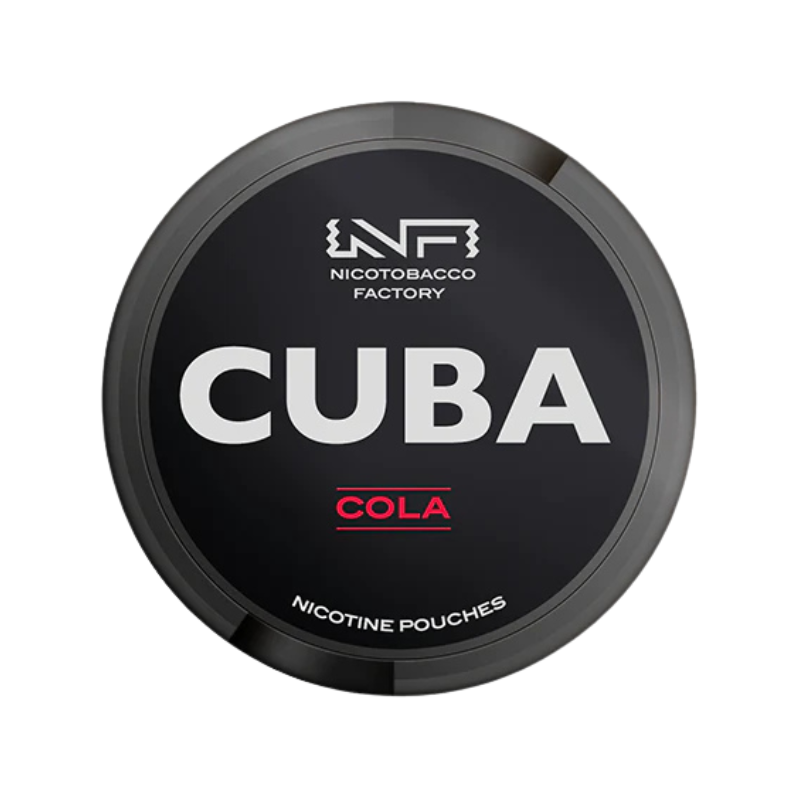 Cola CUBA Black Nicotine Snus Poches 43mg