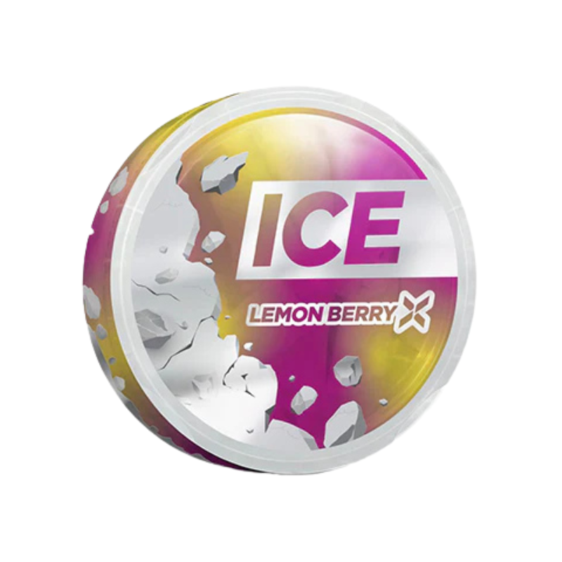 Lemon Berry ICE Nicotine Snus Pouches 16.5mg