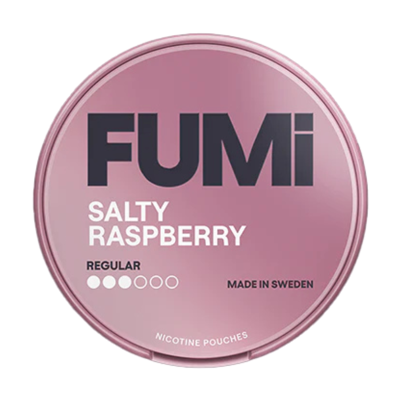 Salty Raspberry FUMI Strong Nicotine Pouch - 20 Pouches 4mg