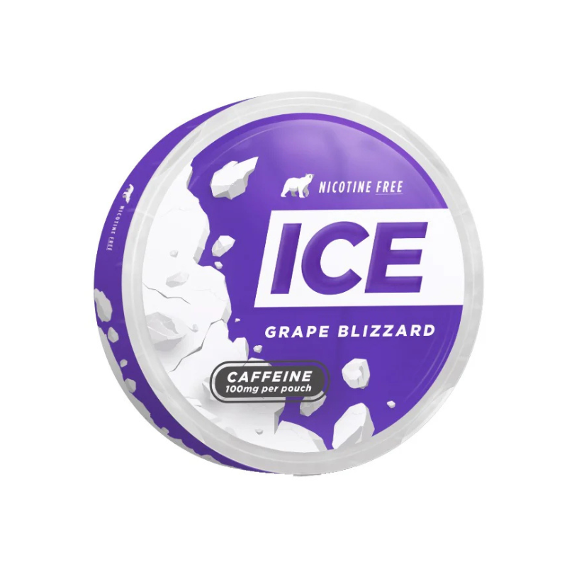 Grape Blizzard 100mg Ice Range Caffeine Pouches - 20 Pouches