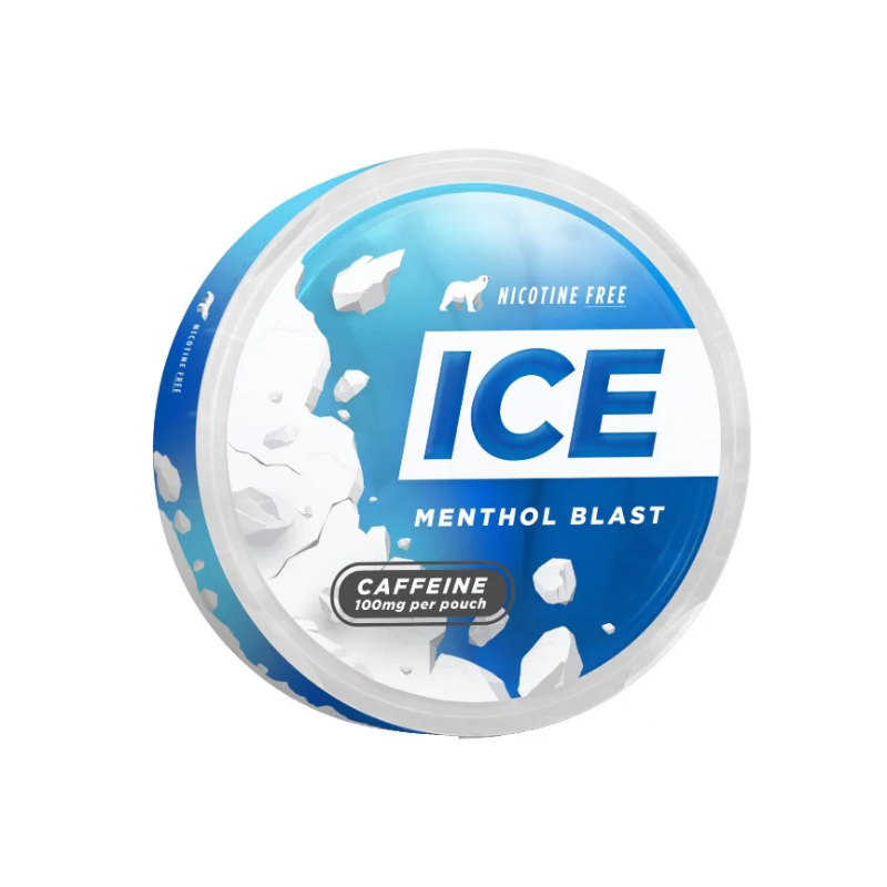 Menthol Blast 100mg Ice Range Caffeine Pouches - 20 Pouches