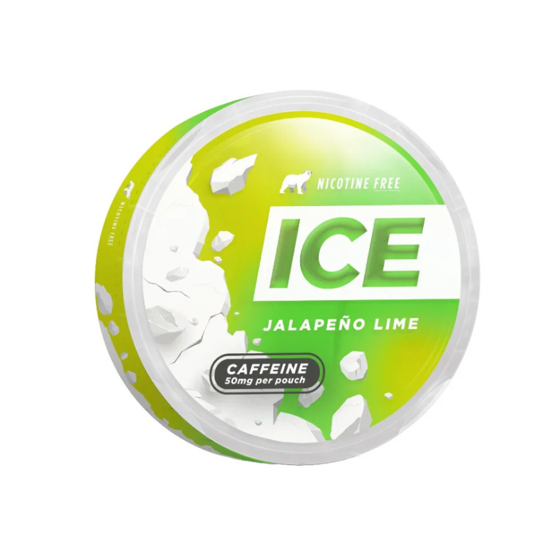 Jalapeno Lime 50mg Ice Range Caffeine Pouches - 20 Pouches
