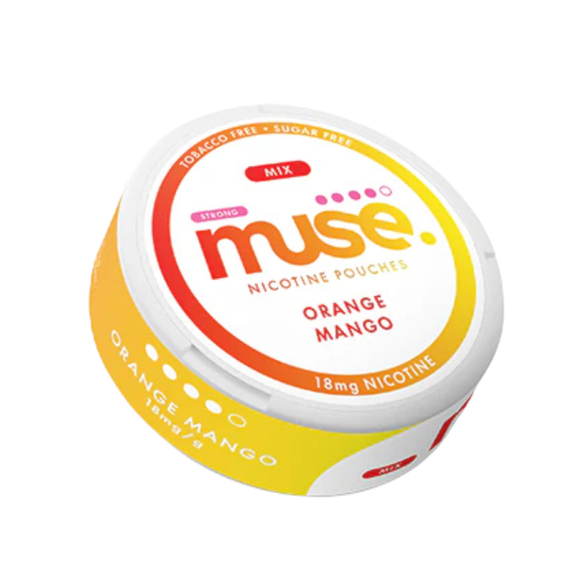 Orange Mango Muse Nicotine Snus Pouches 18mg