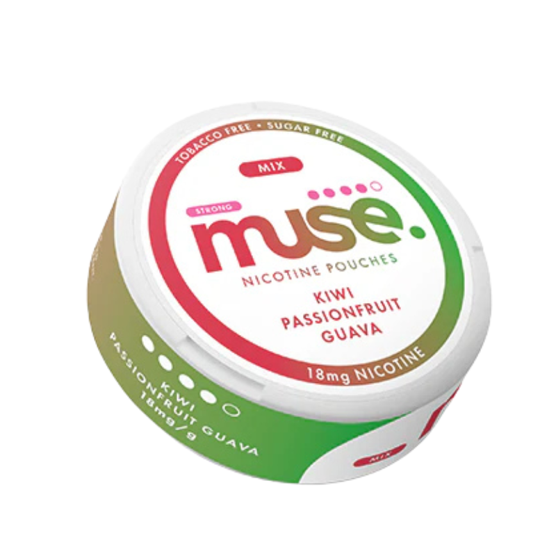 Kiwi Passionfruit Guava Muse Nicotine Snus Pouches