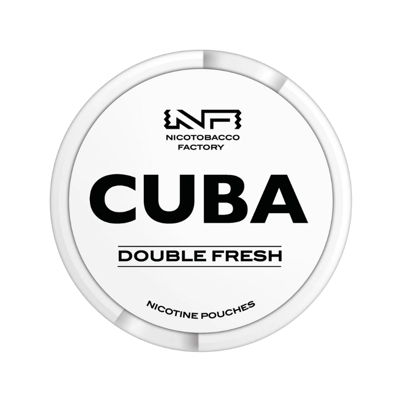 Double Fresh CUBA Nicotine Snus Pouches 25mg