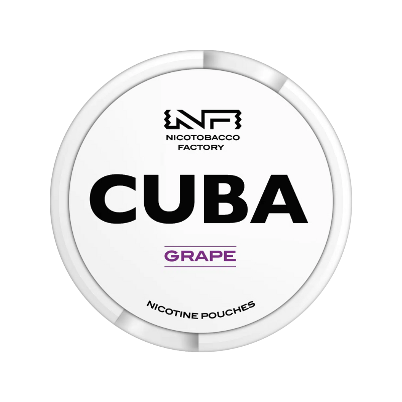 Grape CUBA Nicotine Snus Pouches 25mg