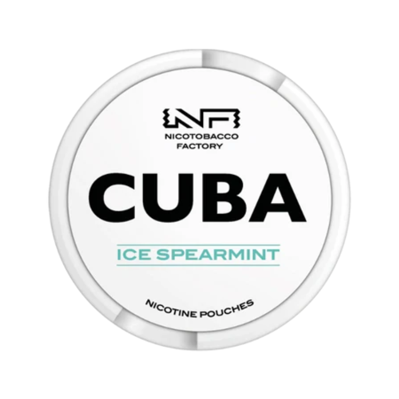 Ice Spearmint CUBA Nicotine Snus Pouches 25mg