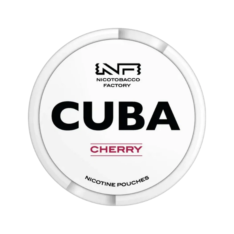 Cherry CUBA Nicotine Snus Pouches 25mg