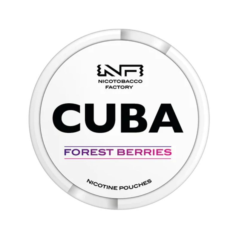 Forest Berries CUBA Nicotine Snus Pouches 25mg