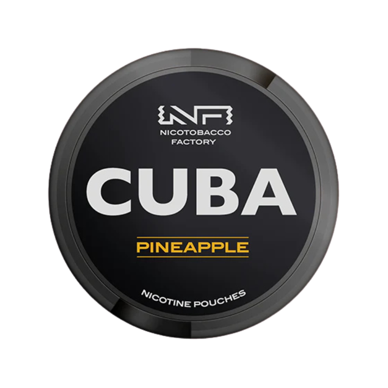 Pineapple CUBA Black Nicotine Snus Pouches 43mg