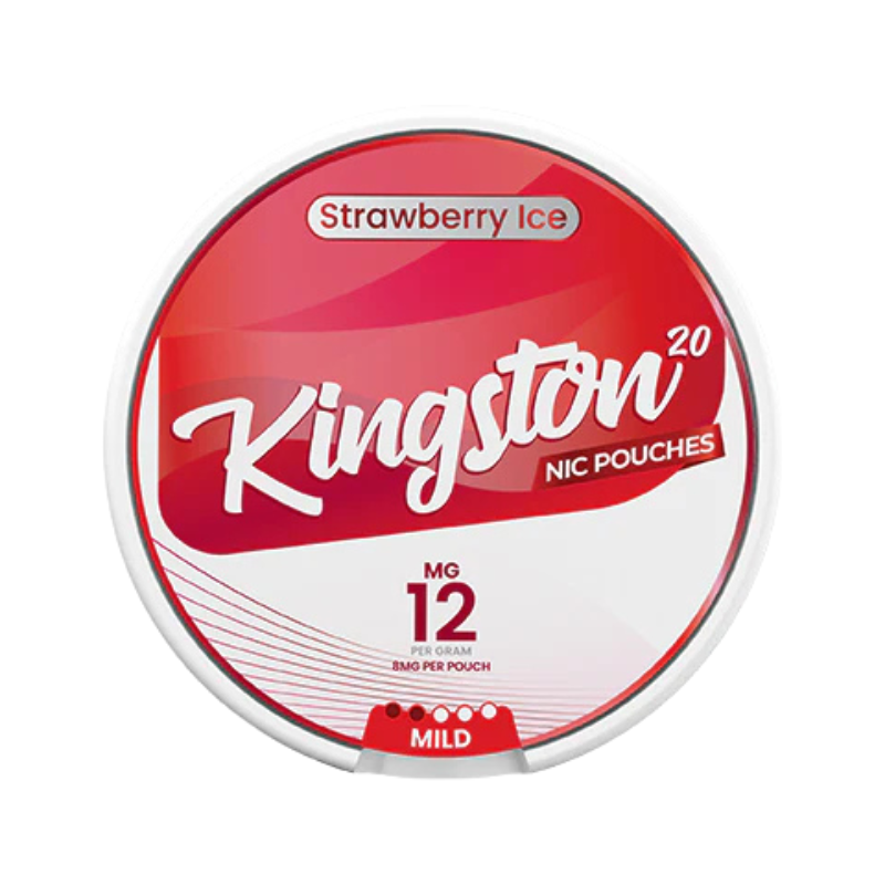 Strawberry Ice KIngston Nicotine Snus Pouches