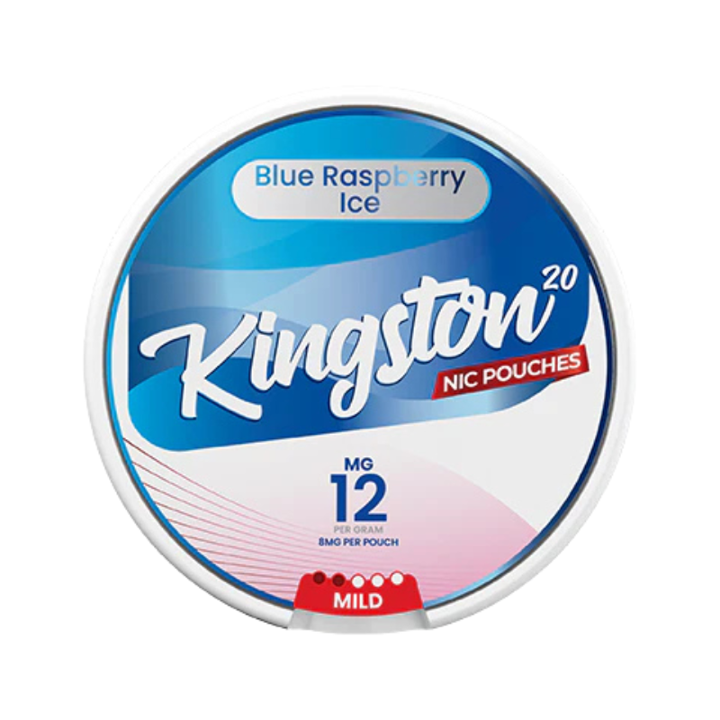Blue Raspberry Ice KIngston Nicotine Snus Pouches