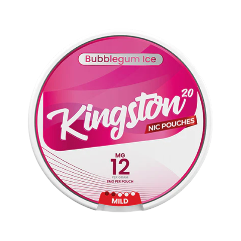Bubblegum Ice KIngston Nicotine Snus Pouches