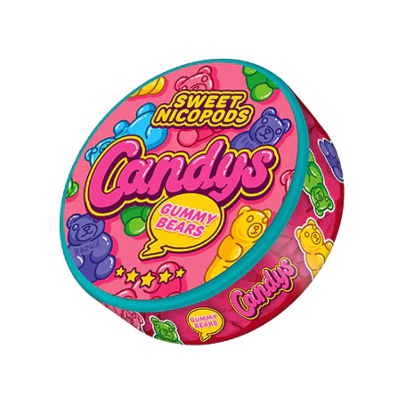 Gummy Bears Candys Slim Nicotine Snus Pouches 46.9mg