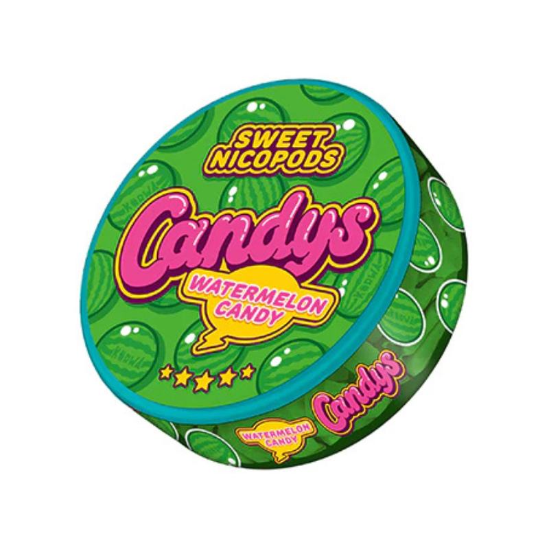 Watermelon Candys Slim Nicotine Snus Pouches 46.9mg