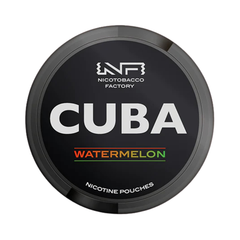 Watermelon CUBA Black Nicotine Snus Pouches 43mg
