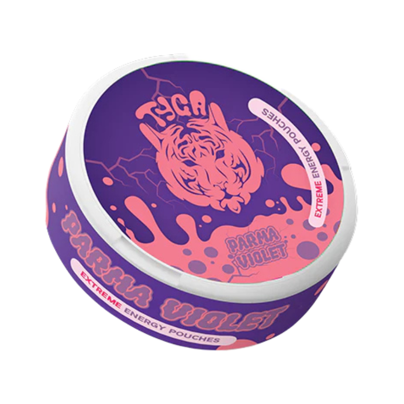 Parma Violet Tyga Caffeine Pouches - 20 Pouches 100mg