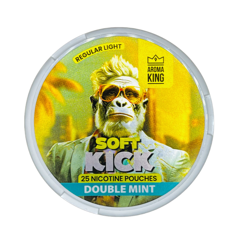 Double Mint Aroma King Soft Kick Nicotine Snus Pouches 10mg