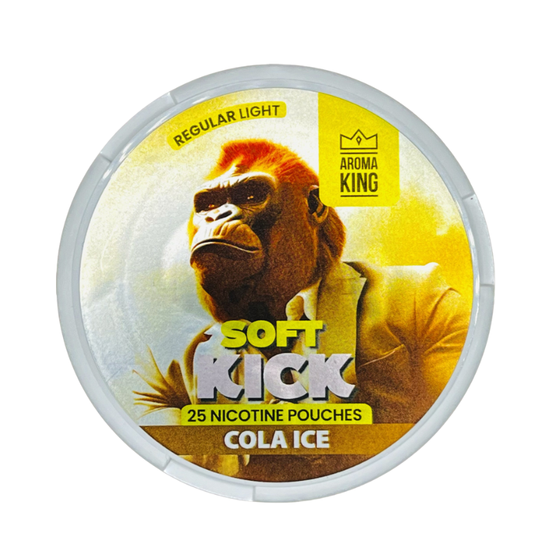 Cola Ice Aroma King Soft Kick Nicotine Snus Pouches 10mg