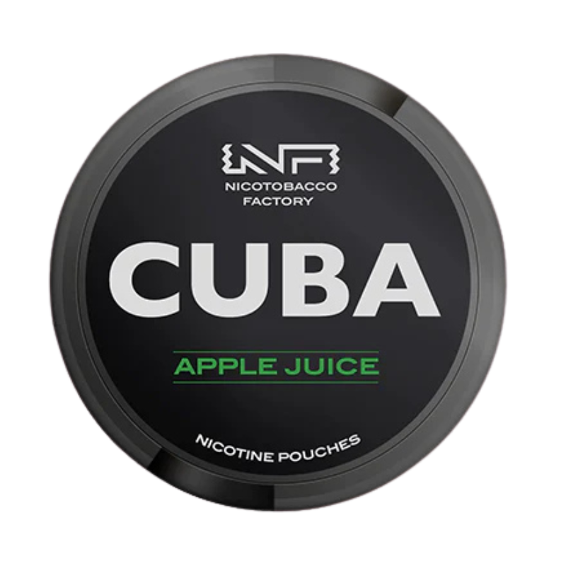Apple Juice CUBA Black Nicotine Snus Pouches 43mg