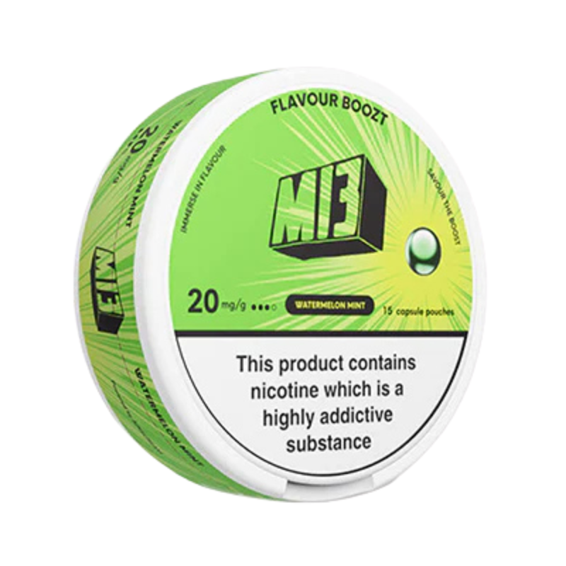 Watermelon Mint M13 Boozt Nicotine Snus Pouches 20mg