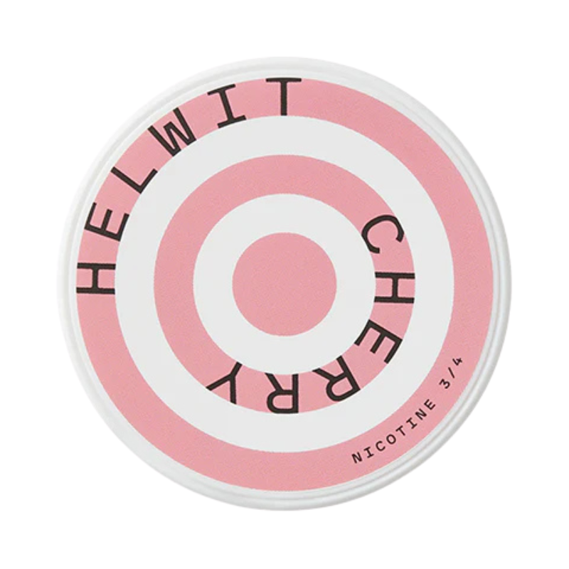 Cherry Helwit Nicotine Snus Pouches 9mg