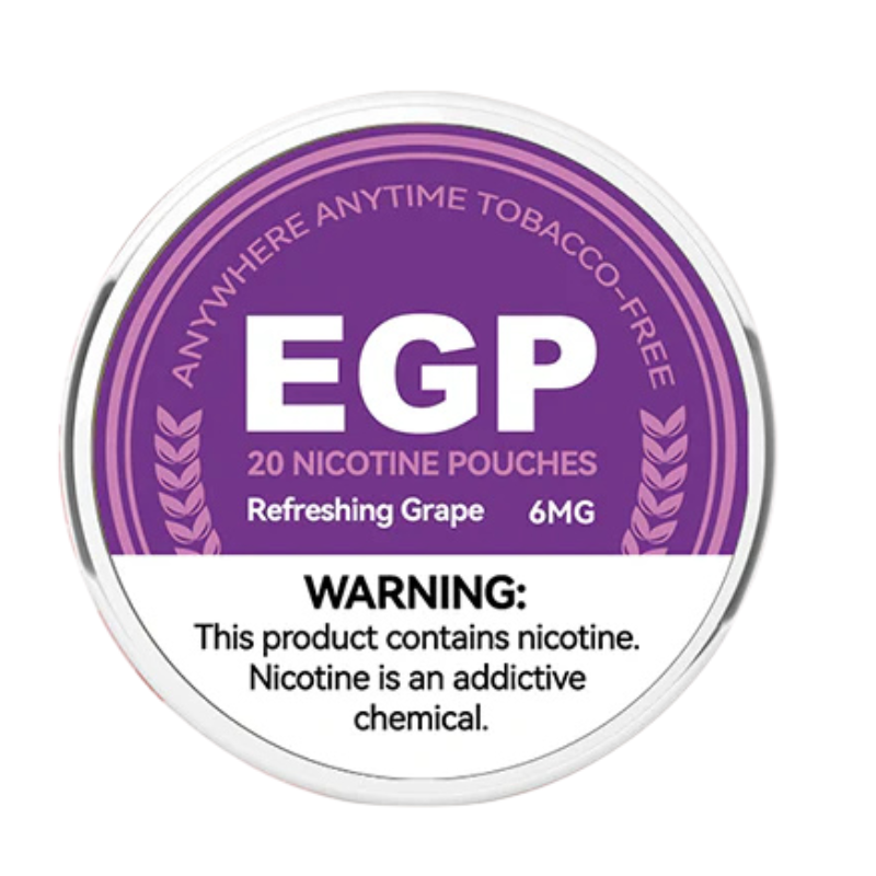 Refreshing Grape EGP Nicotine Snus Pouches 6mg