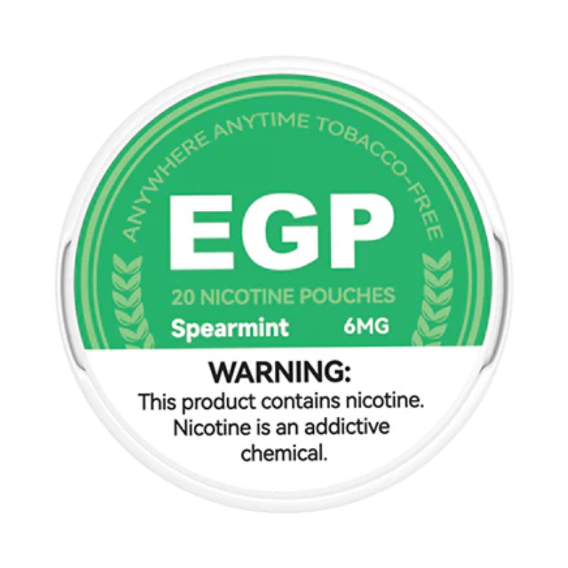 Spearmint EGP Nicotine Snus Pouches 6mg