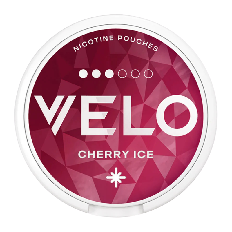 Cherry Ice VELO Slim Nicotine Snus Pouches 10mg