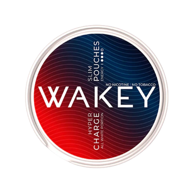 Hyper Charge Wakey Energy Caffeine Pouches - 20 Pouches 50mg