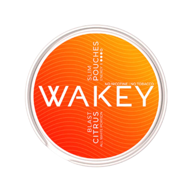 Citrus Blast Wakey Energy Caffeine Pouches - 20 Pouches 50mg