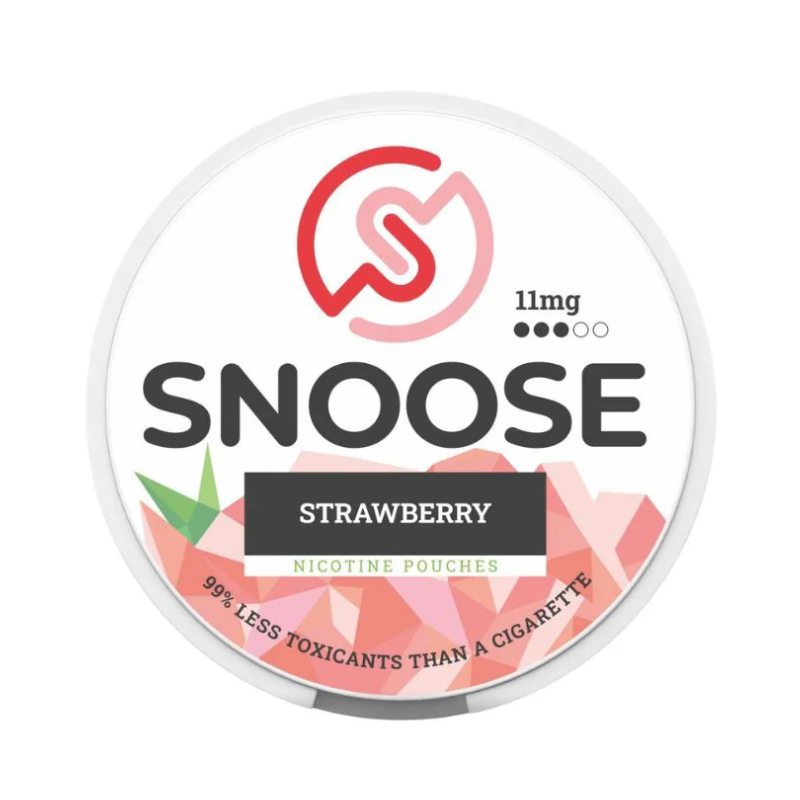Strawberry Snoose Nicotine Snus Pouches 11mg
