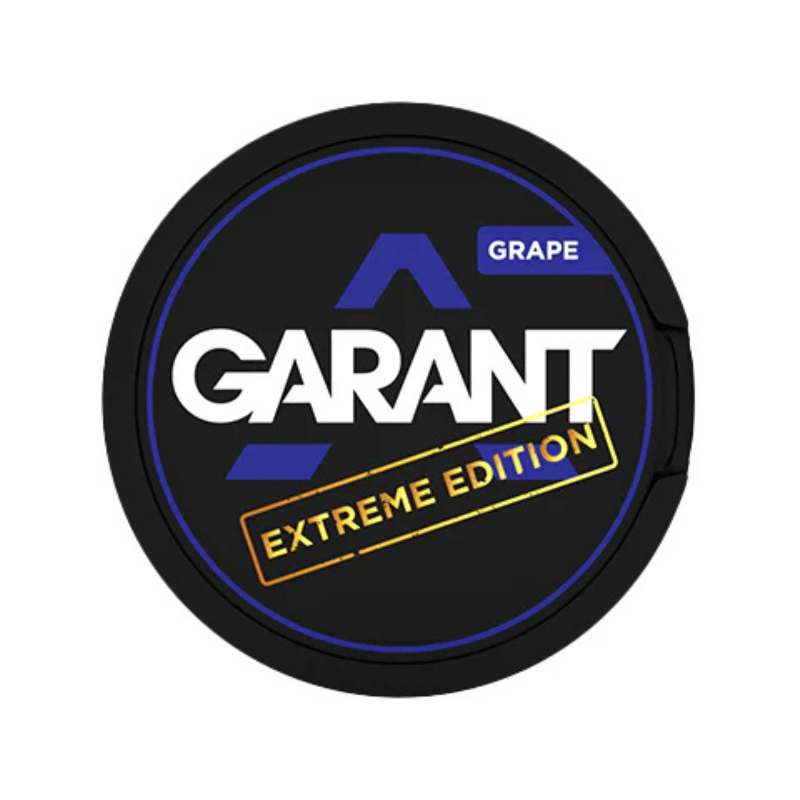 Grape Garant Extreme Nicotine Snus Pouches 50mg - 20 Pouches