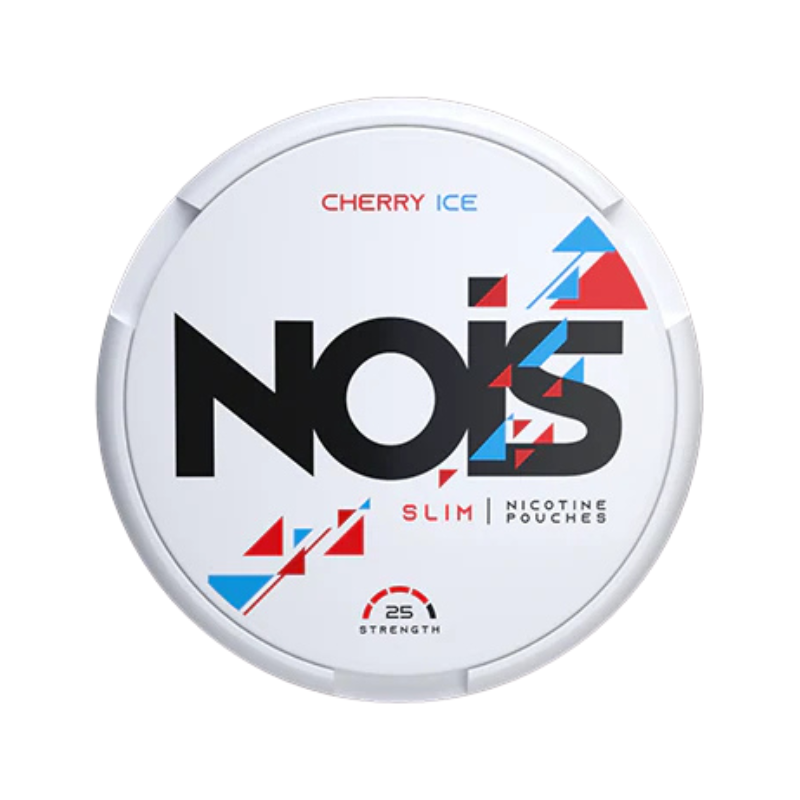 Cherry Ice NOIS Slim Nicotine Pouches - 22 Pouches 25mg