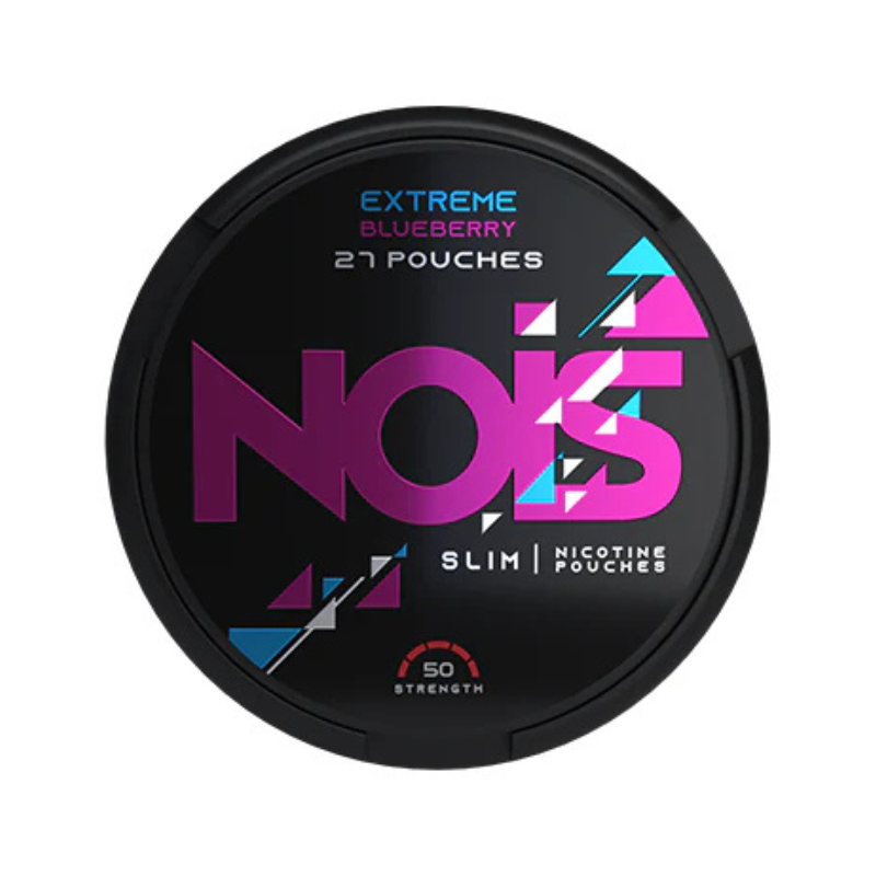 Blueberry Extreme NOIS Slim Nicotine Pouches - 27 Pouches 50mg