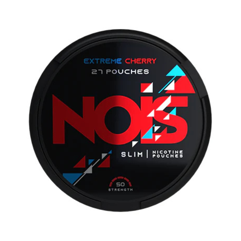 Cherry Extreme NOIS Slim Nicotine Pouches - 27 Pouches 50mg