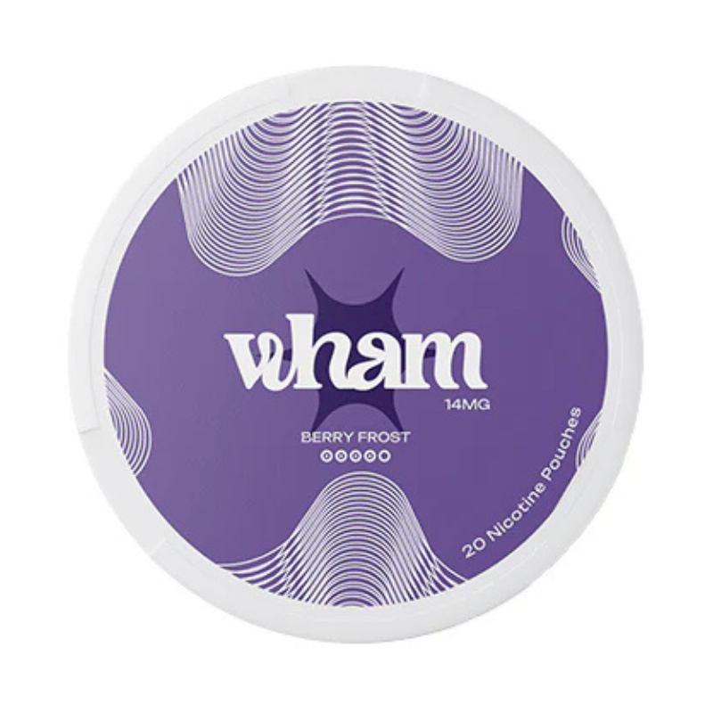 Berry Frost Wham Regular Nicotine Pouch - 20 Pouches 14mg