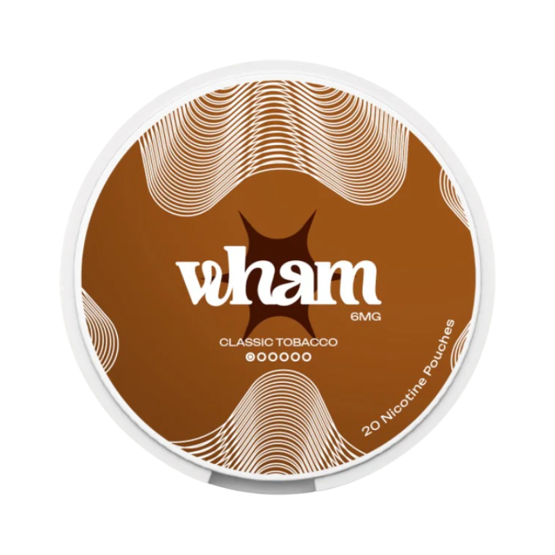 Classic Tobacco Wham Regular Nicotine Pouch - 20 Pouches 6mg