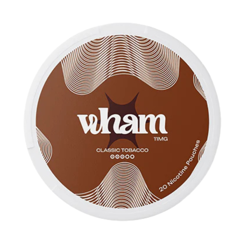 Classic Tobacco Wham Regular Nicotine Pouch - 20 Pouches 11mg