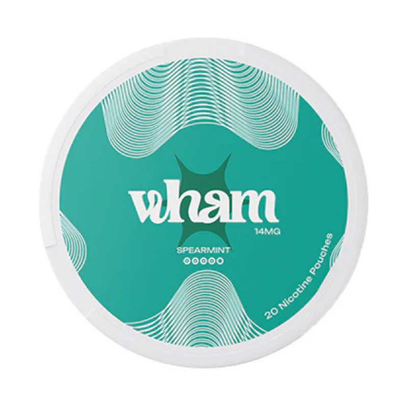 Spearmint Wham Regular Nicotine Pouch - 20 Pouches 14mg