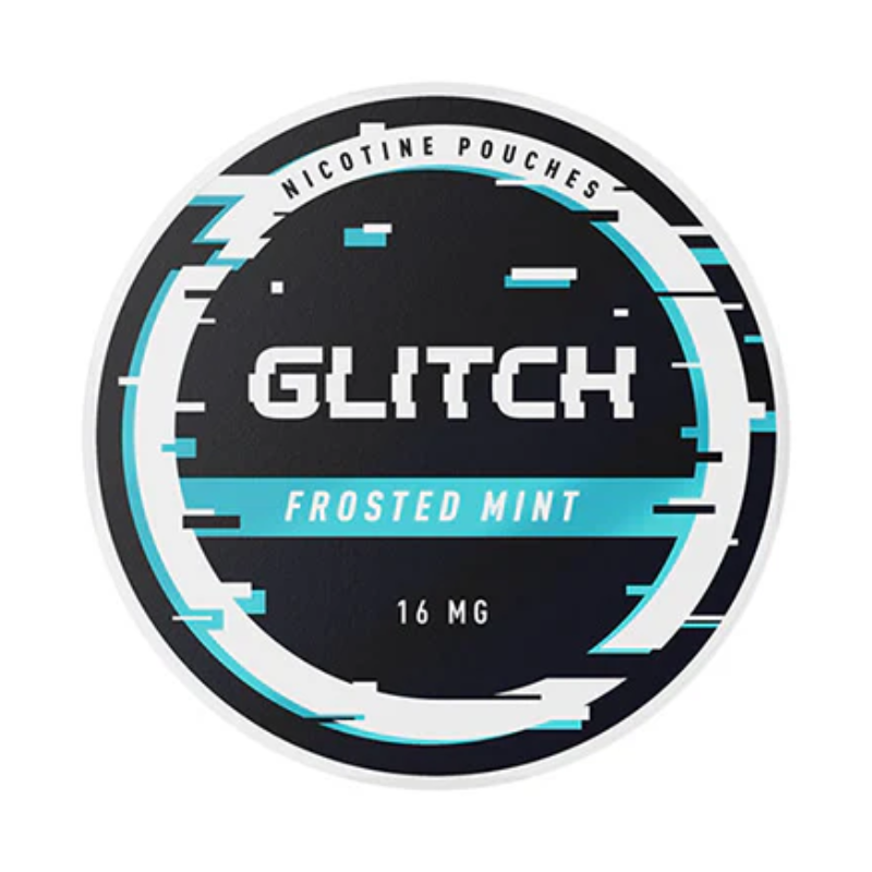 Frosted Mint Glitch Regular Nicotine Pouches - 20 Pouches 16mg