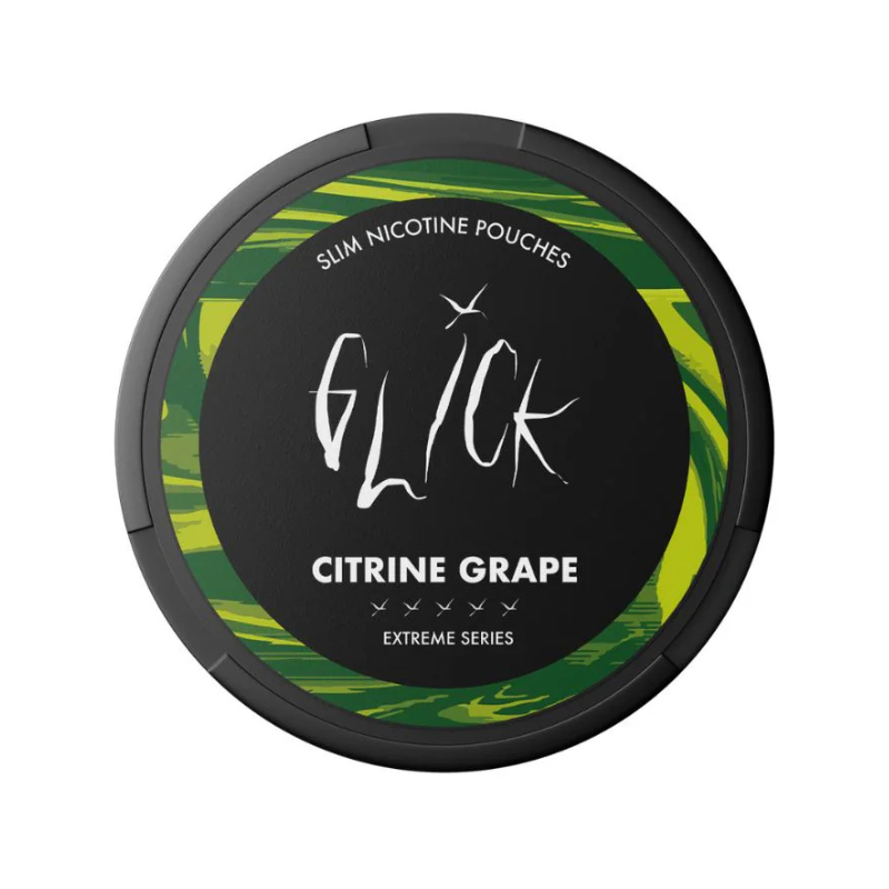 Citrine Grape Glick Extreme Nicotine Pouches - 20 Pouches 20mg