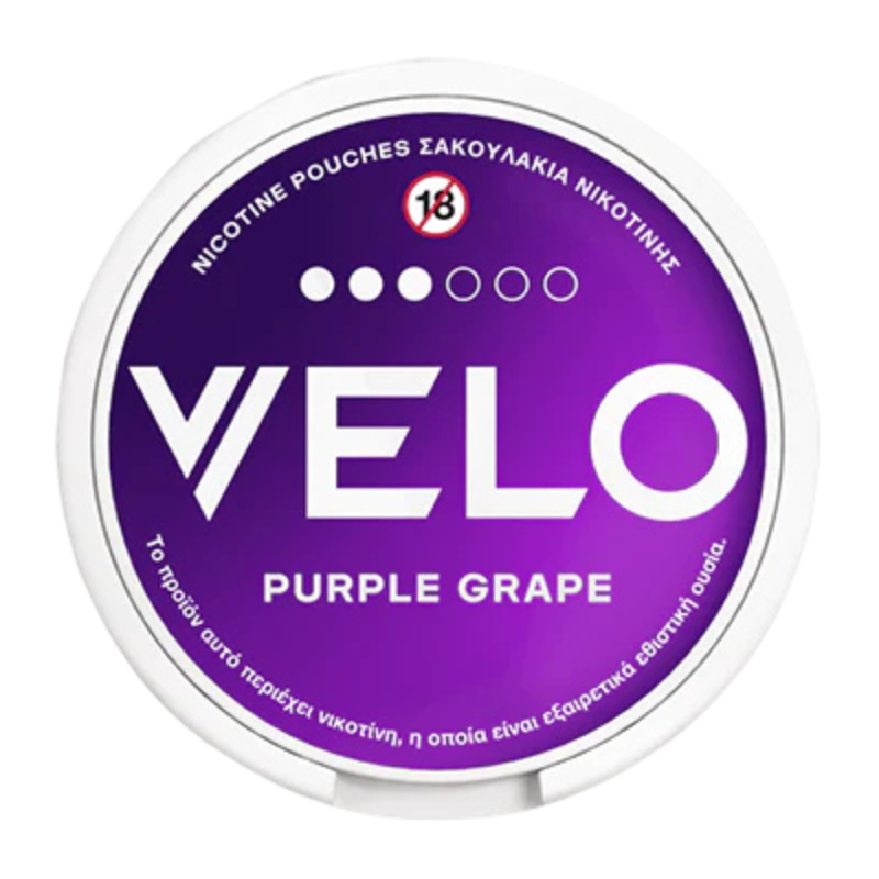 Purple Grape VELO Slim Nicotine Snus 20 Pouches 10mg