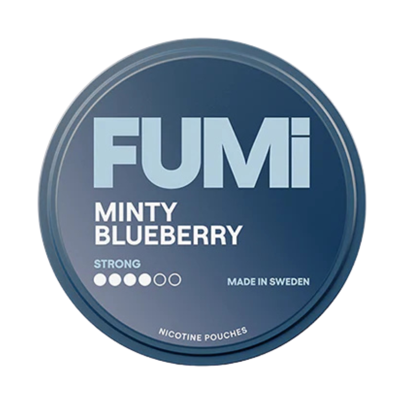 Minty Blueberry FUMI Strong Nicotine Pouch - 20 Pouches 8mg