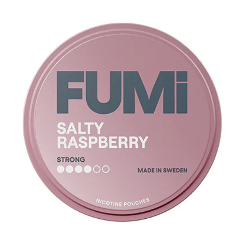 Salty Raspberry FUMI Strong Nicotine Pouch - 20 Pouches 8mg