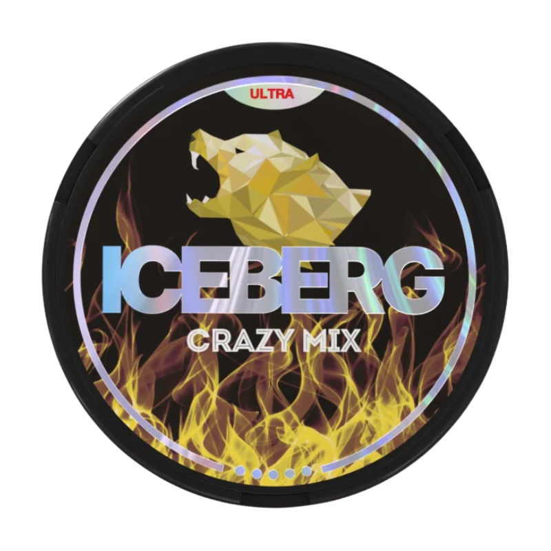 Crazy Mix Iceberg Ultra Nicotine Pouches 20 Pouches 50mg